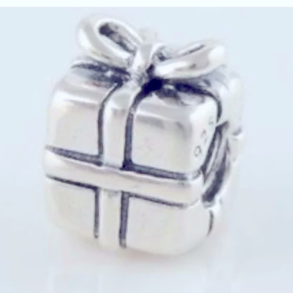 PANDORA Sterling Silver Gift Box Present Charm